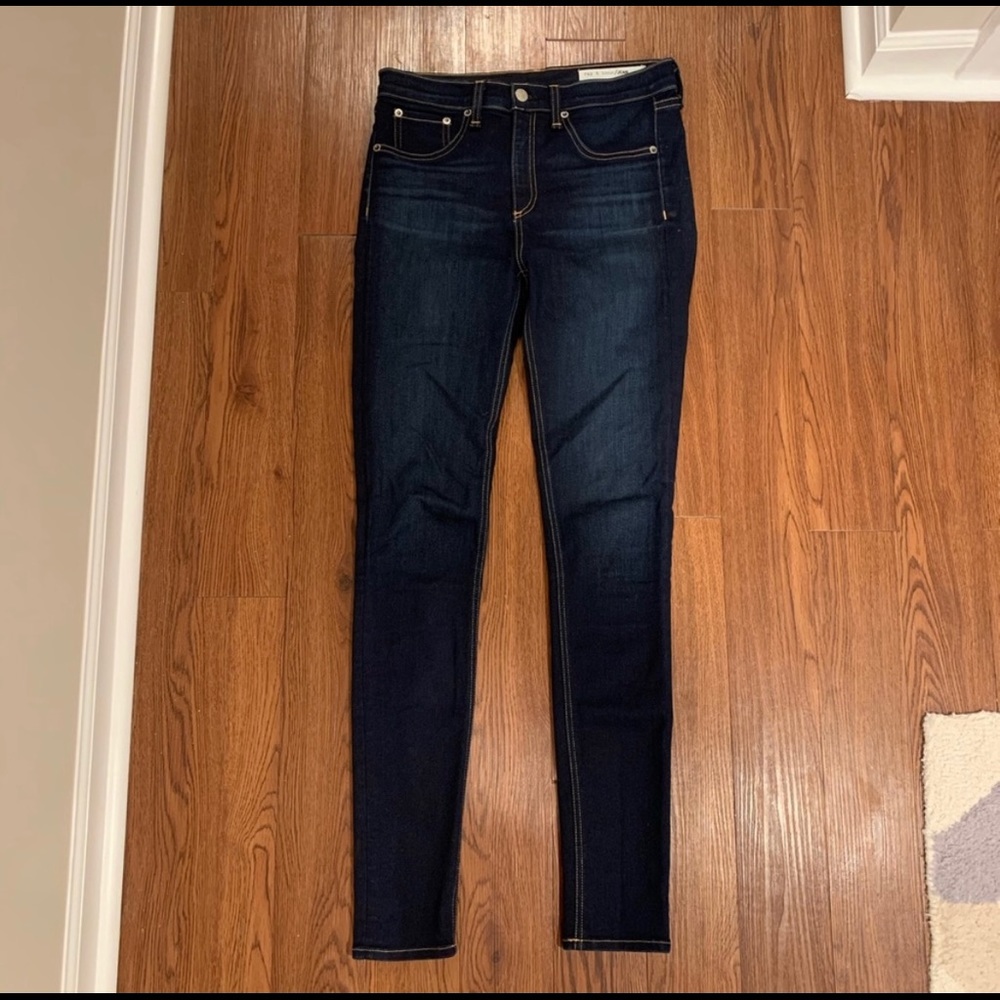 Rag & Bone Bedford 10” High Rose skinny